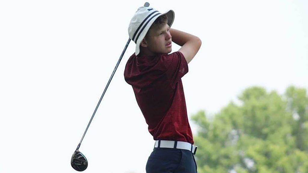 Hayden Woelk Liberty boys golf