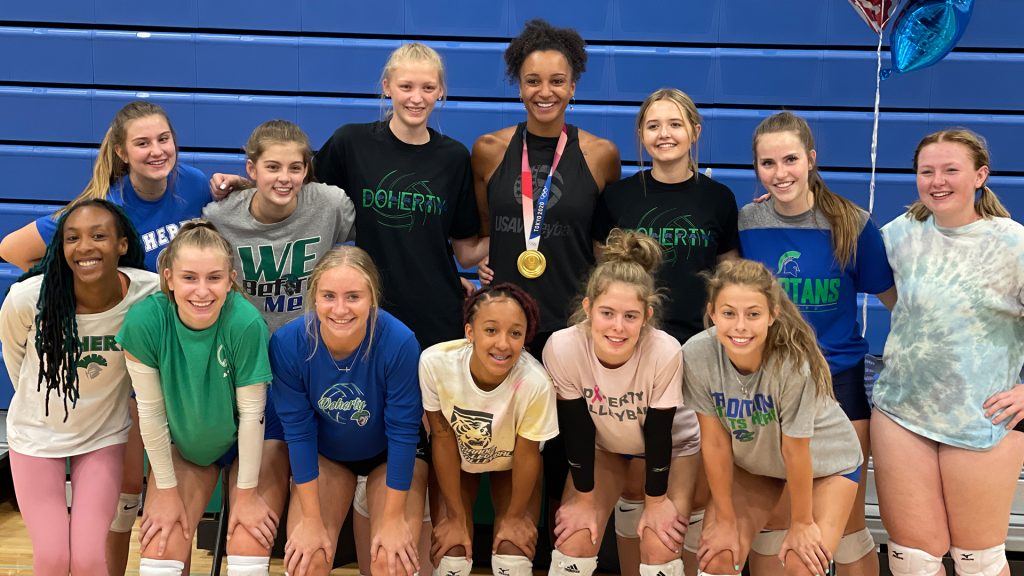 Haleigh Washington Doherty volleyball