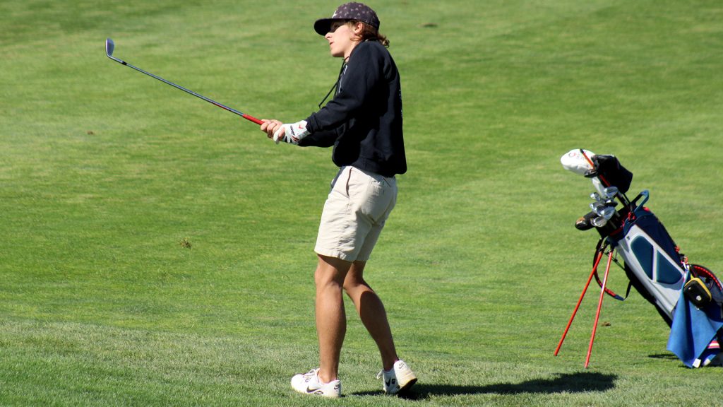 Manitou Springs boys golf Davis Mack