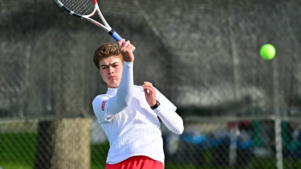 Regis Jesuit boys tennis Conor Kaczmarczyk