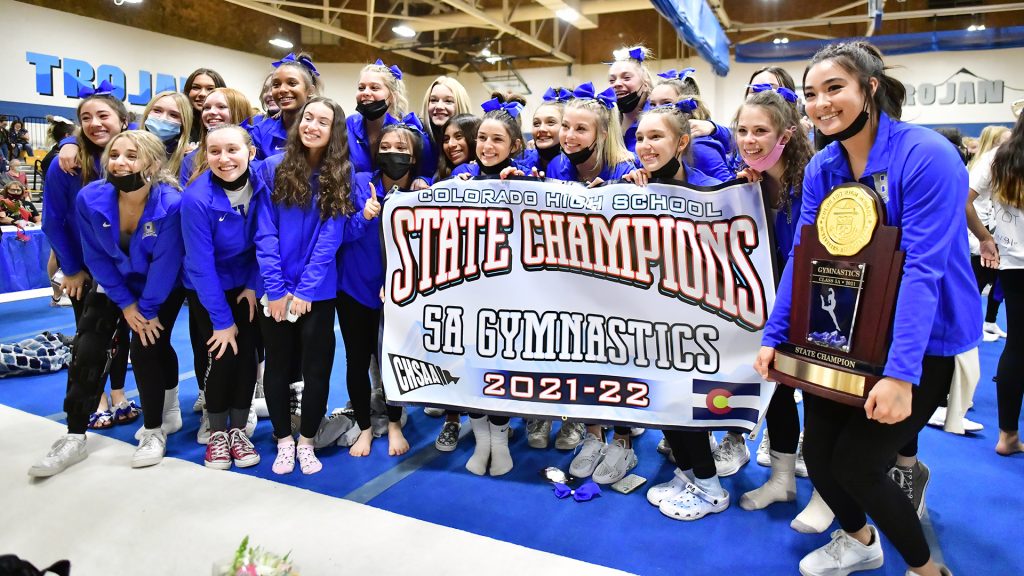 Broomfield gymnastics 2021 champions