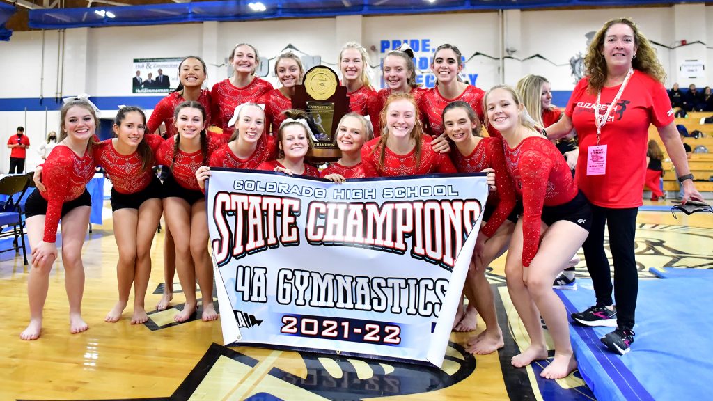 Elizabeth gymnastics 2021 state champions