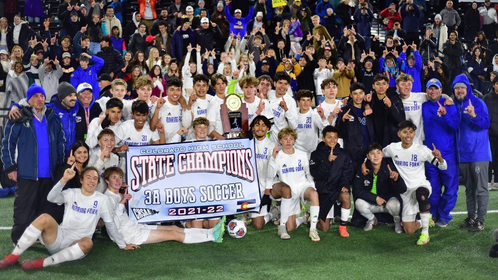 Roaring Fork boys soccer 2021 championship