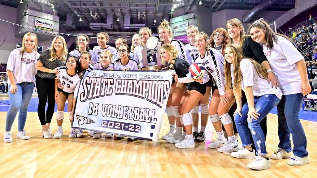 Merino girls volleyball