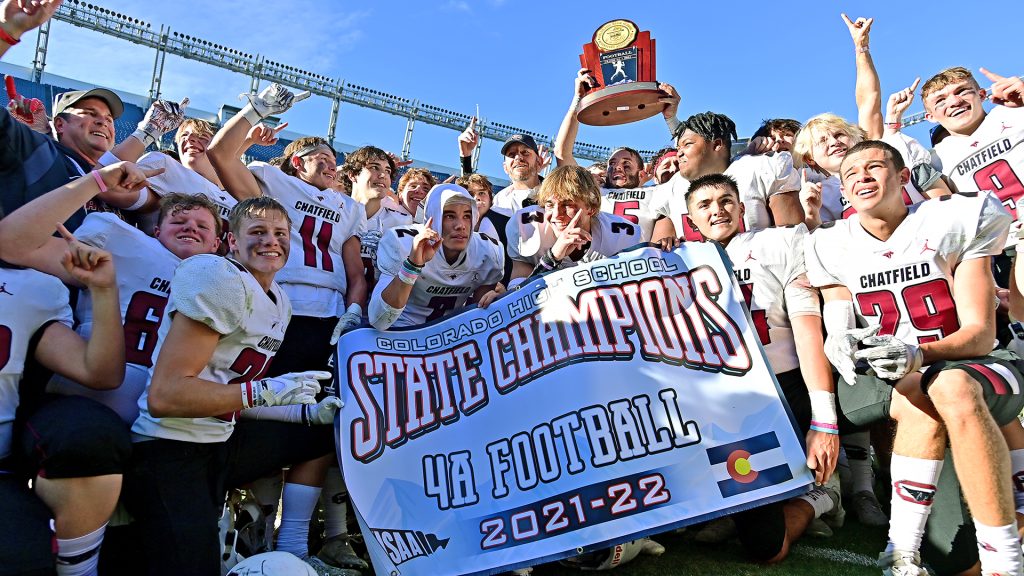Chatfield football 2021 state champions