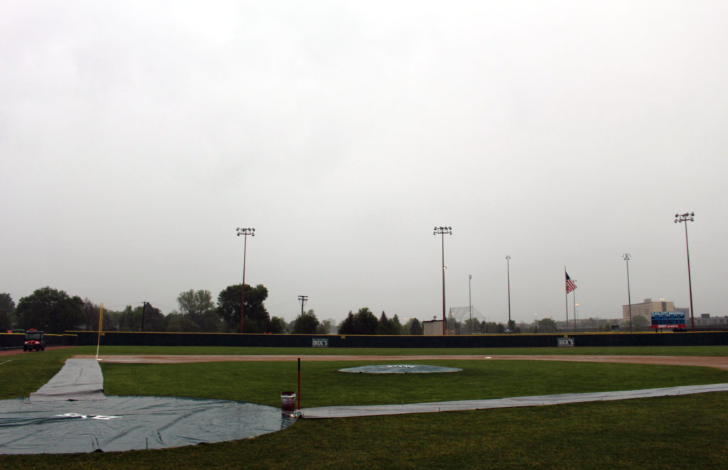 All-City Field baseball rain