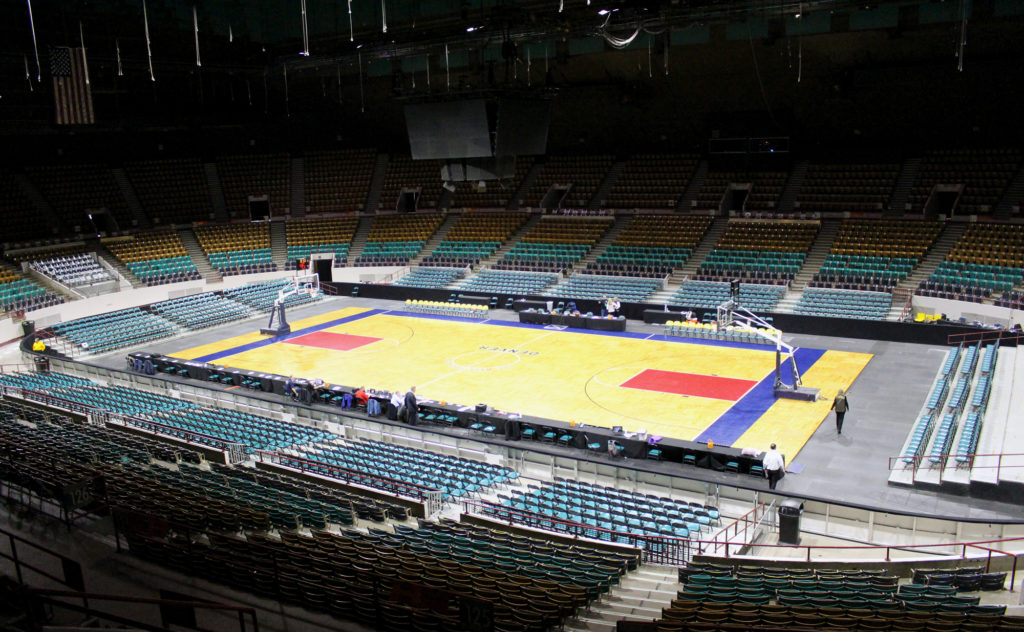 Denver Coliseum venue basketball