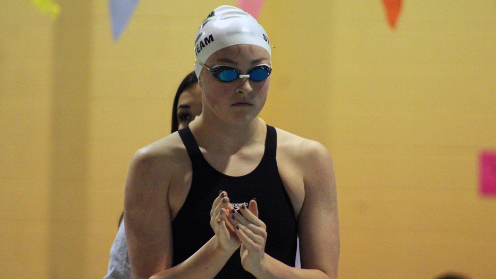 Pine Creek girls swimming Madison Mintenko