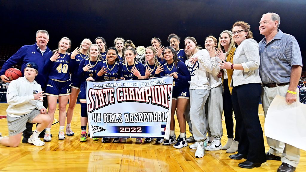 Mullen girls basketball 2022 state champions