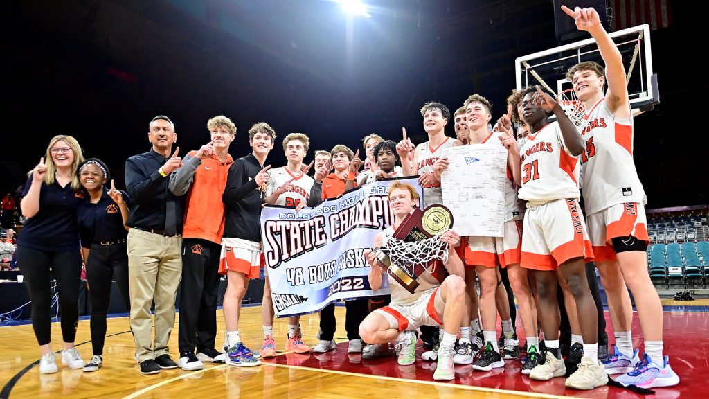 Lewis-Palmer boys basketball 2022 champions