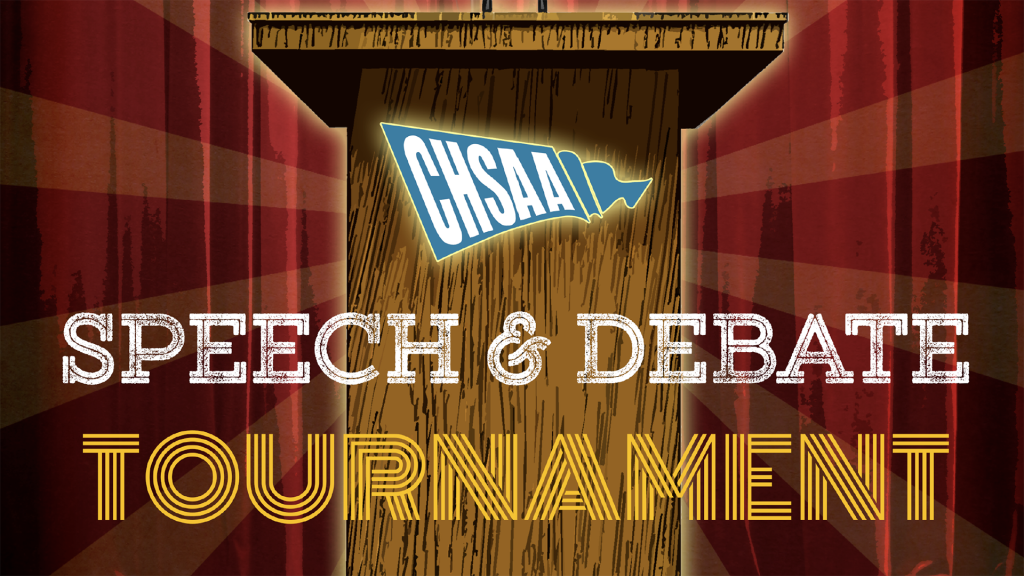 2022 speech & debate tournament digital program cover