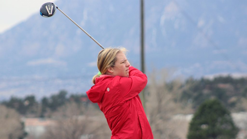 Liberty girls golf Chloe Haakenson