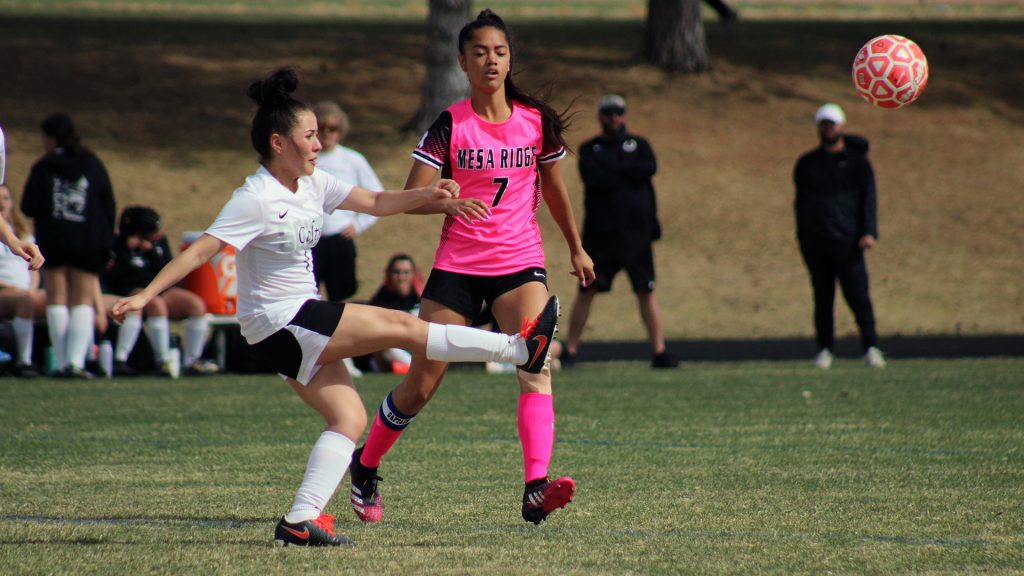 Mesa Ridge Pueblo South girls soccer