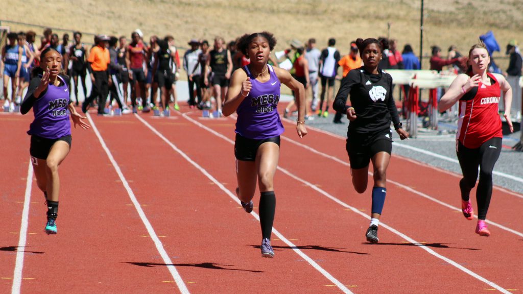 Mesa Ridge girls track and field