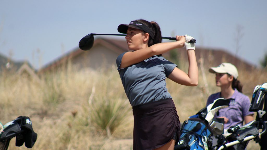 Mesa Ridge girls golf Sarah Bentley