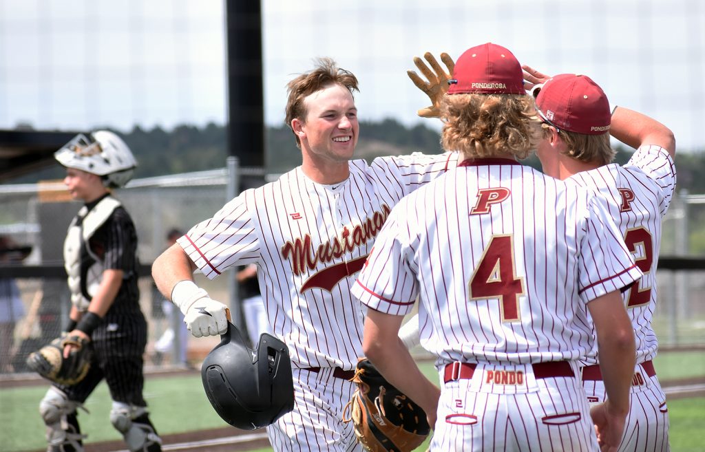 Ponderosa senior Dylan Carey HR
