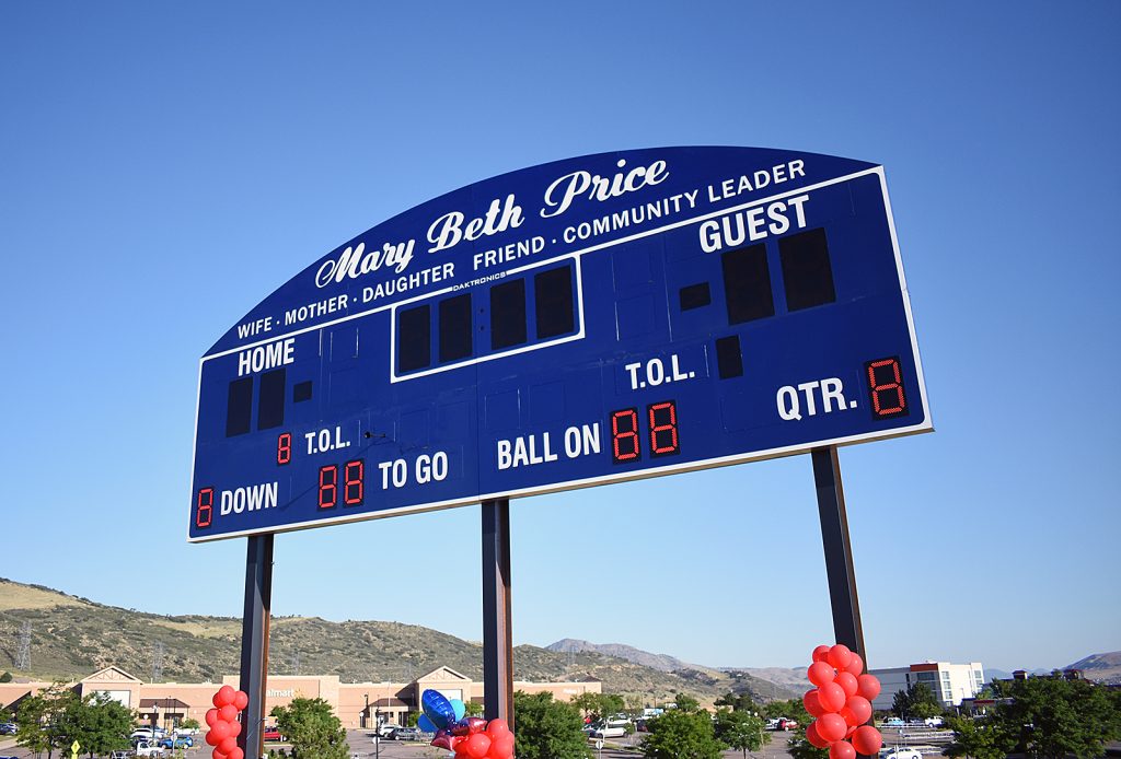 Football: Dakota Ridge scoreboard