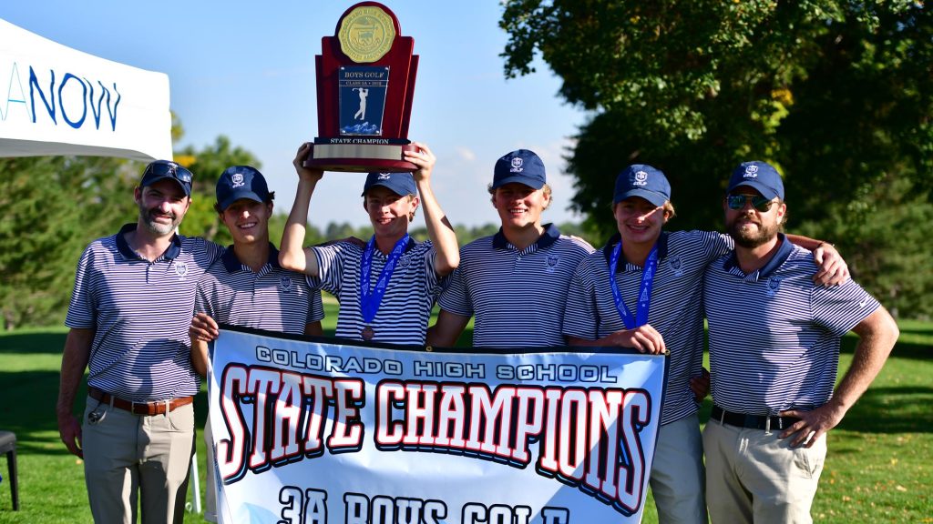 Vail Mountain 2022 3A boys golf state champs