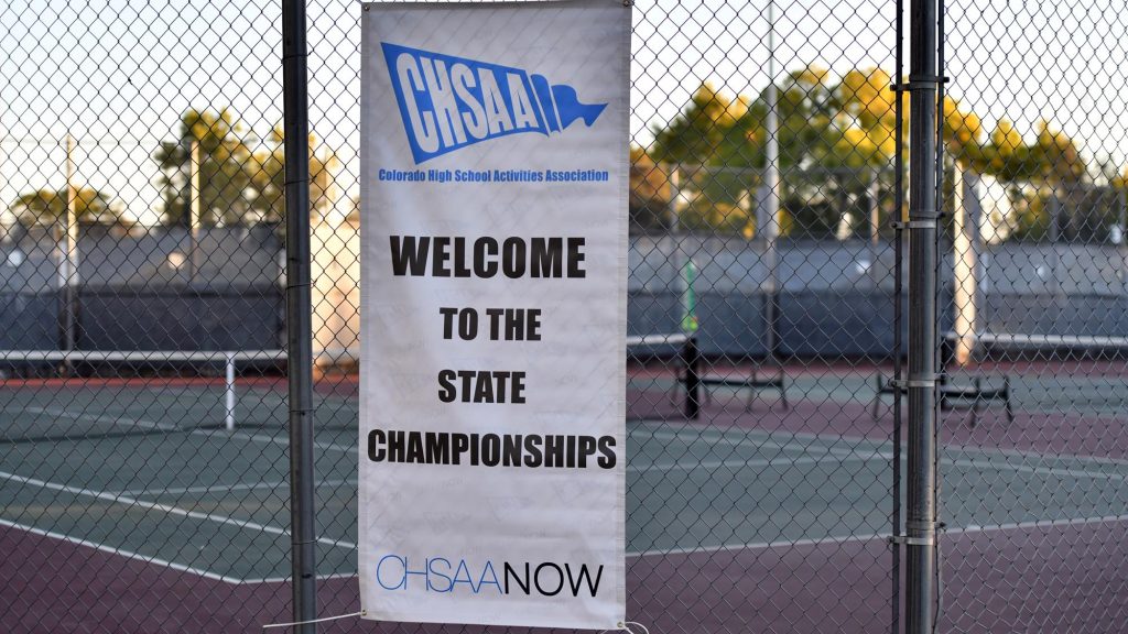 Tennis Welcome to State Championships Banner