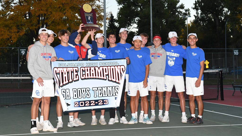 Cherry Creek boys tennis 2022 team champions