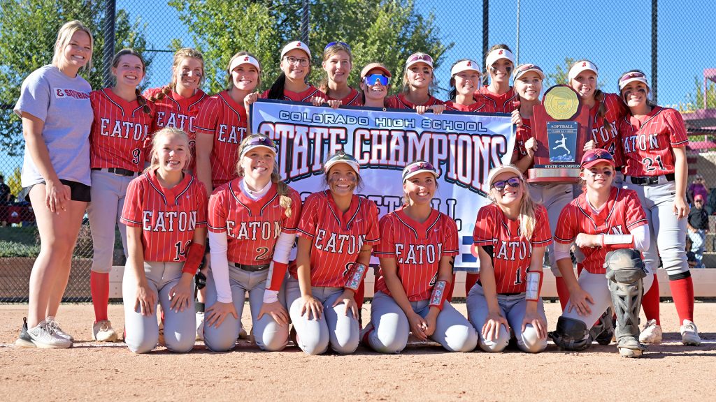 Eaton softball 2022 state champions