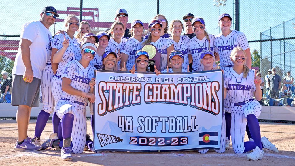 Lutheran softball 2022 state champions