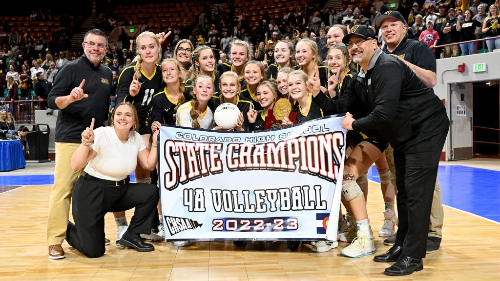 Thompson Valley girls basketball 2022 state champions