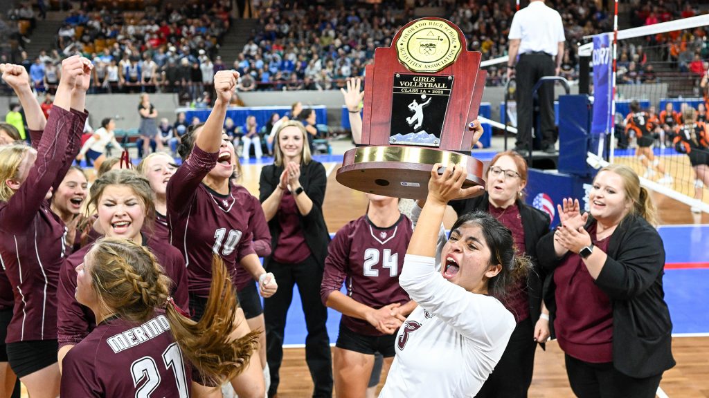 Merino girls volleyball