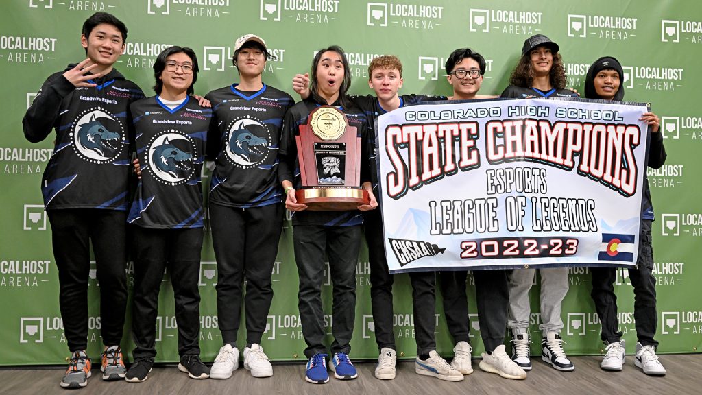 Grandview League of Legends esports 2022 state champions