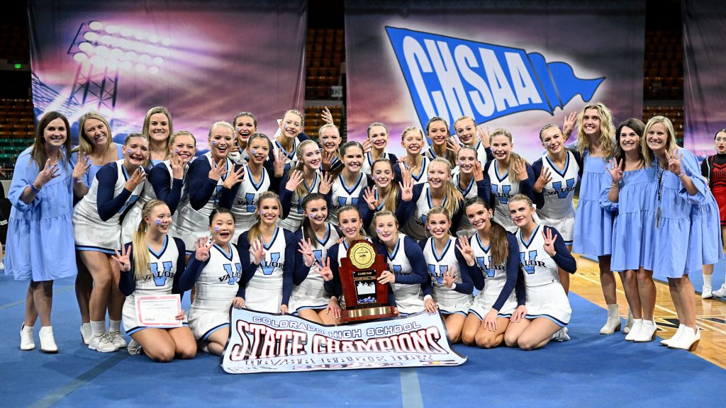 Valor Christian gameday cheer 2022 champs