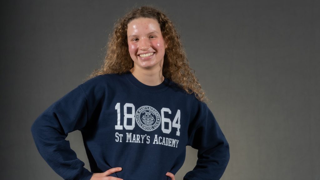 Caitlyn Crysel St. Mary's Academy girls swimming