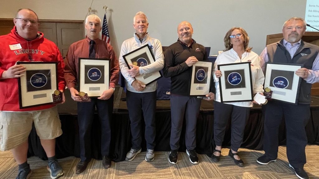 The retiring administrators were honored at the Legislative Council meeting in April