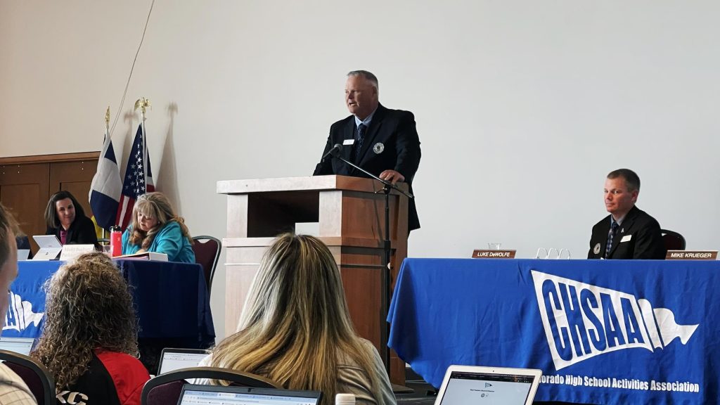 Ryan West takes the stage after being named Board of Directors President