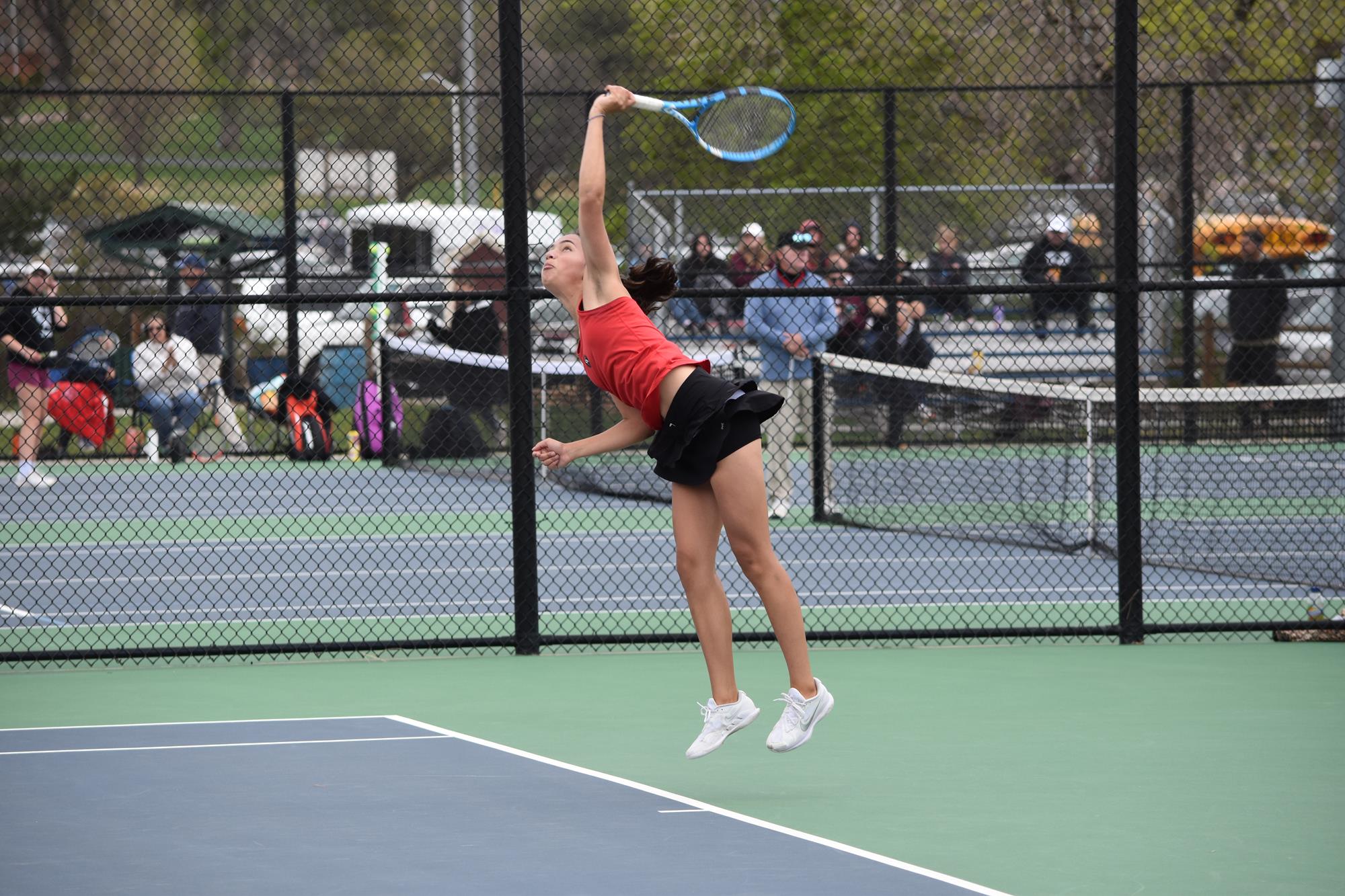Colorado Academy's Katherine Pulido, the #2 Singles runner-up