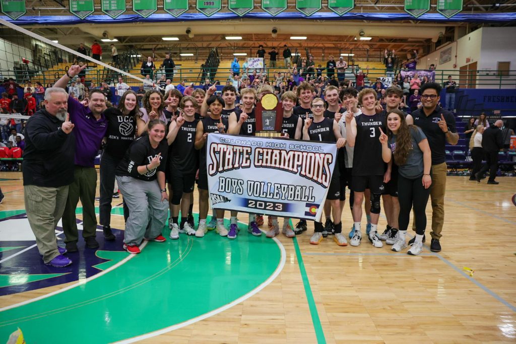 Discovery Canyon wins the 2023 Boys Volleyball State Championship
