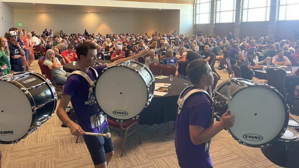 Band playing at All-School Summit