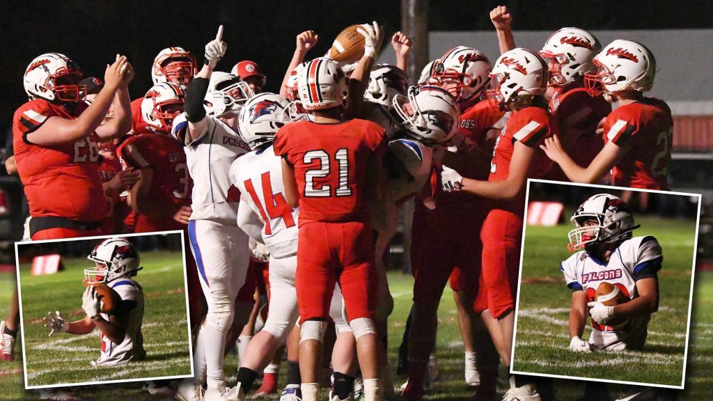 Carlos Valdez catches touchdown and celebrates