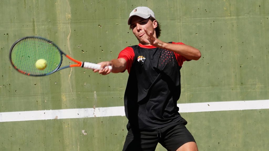 Coronado player during 1st Round Dual Tennis