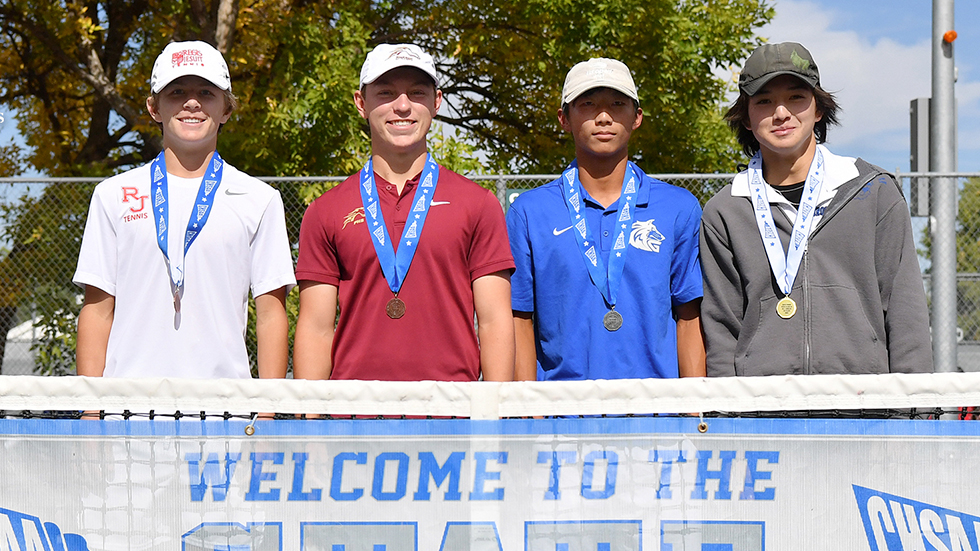 5A Boys Tennis Podium Picture