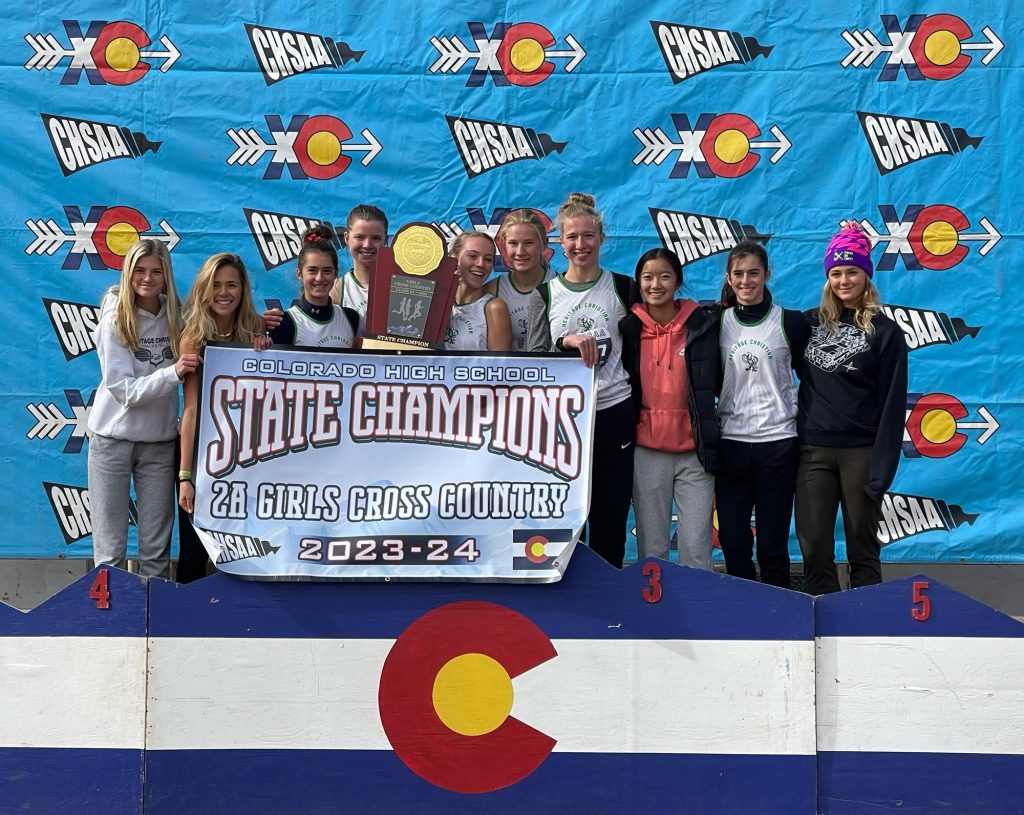 Heritage Christian 2A girls cross country state champions