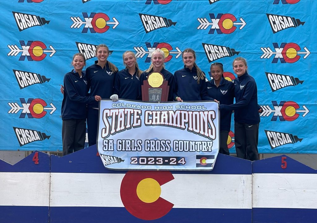 Air Academy girls cross country 5A champions