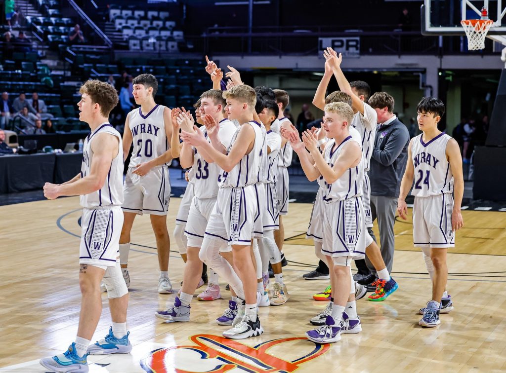 Wray boys basketball team