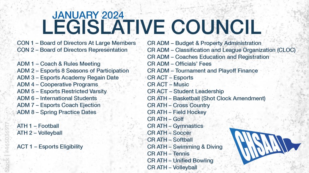 Legislative Council schedule