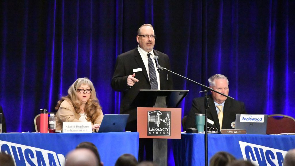 Mike Krueger at Legislative Council January 2024