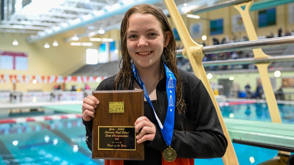 Gunnison's Kailyn Japuntich - 3A Diving Champion