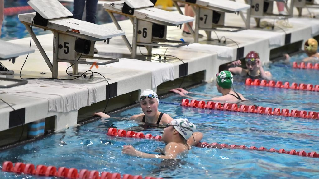 Madison Mintenko at the end of a race