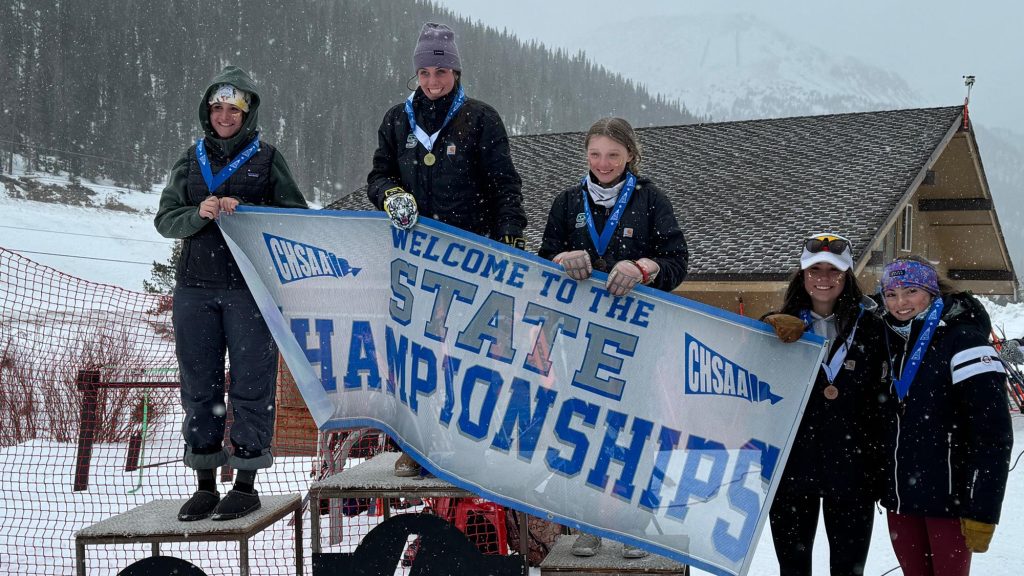 Skiing - Girls Giant Slalom Medalists