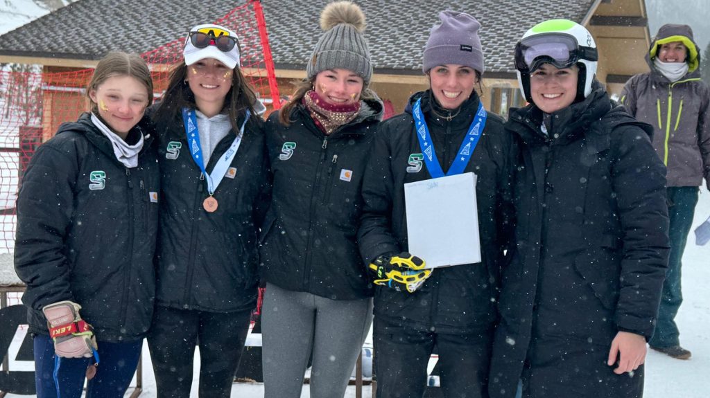 Summit girls team at the Alpine Skiing Championships
