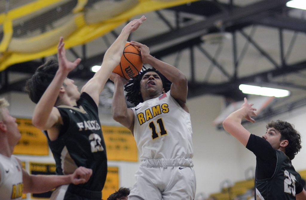 Boys Basketball: Falcon vs Green Mountain