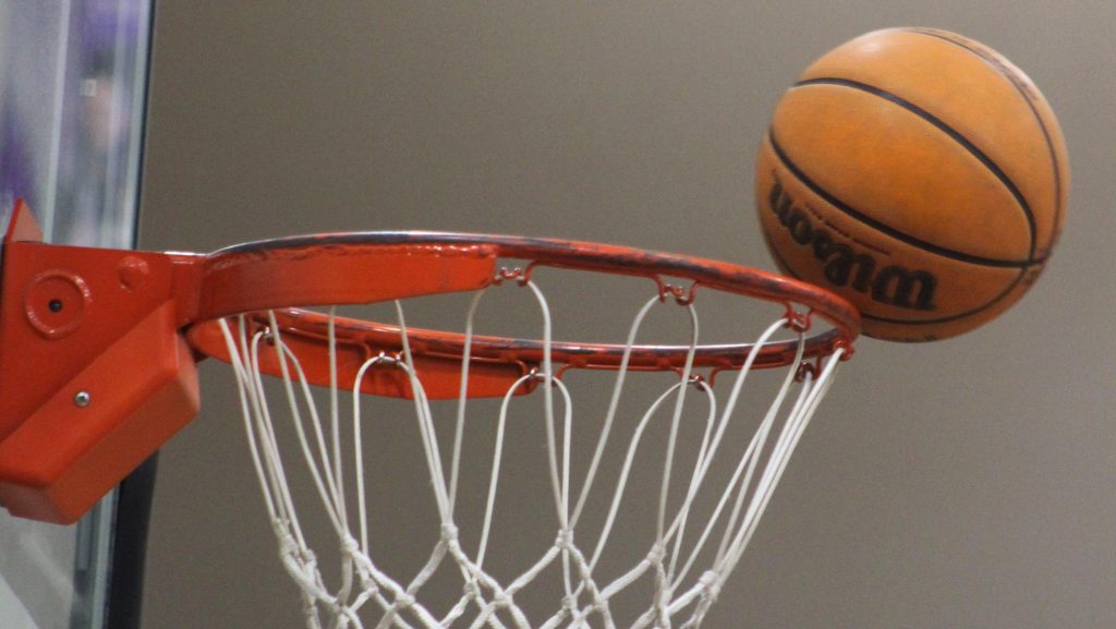 Basketball on the rim generic